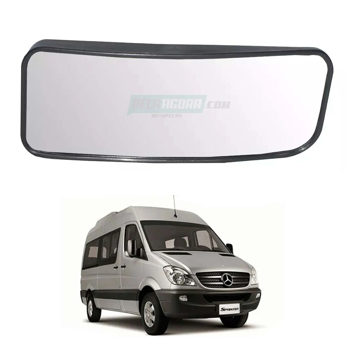 VIDRO ESPELHO DIREITO MB SPRINTER 415 515 - 2014... (0028114033)
