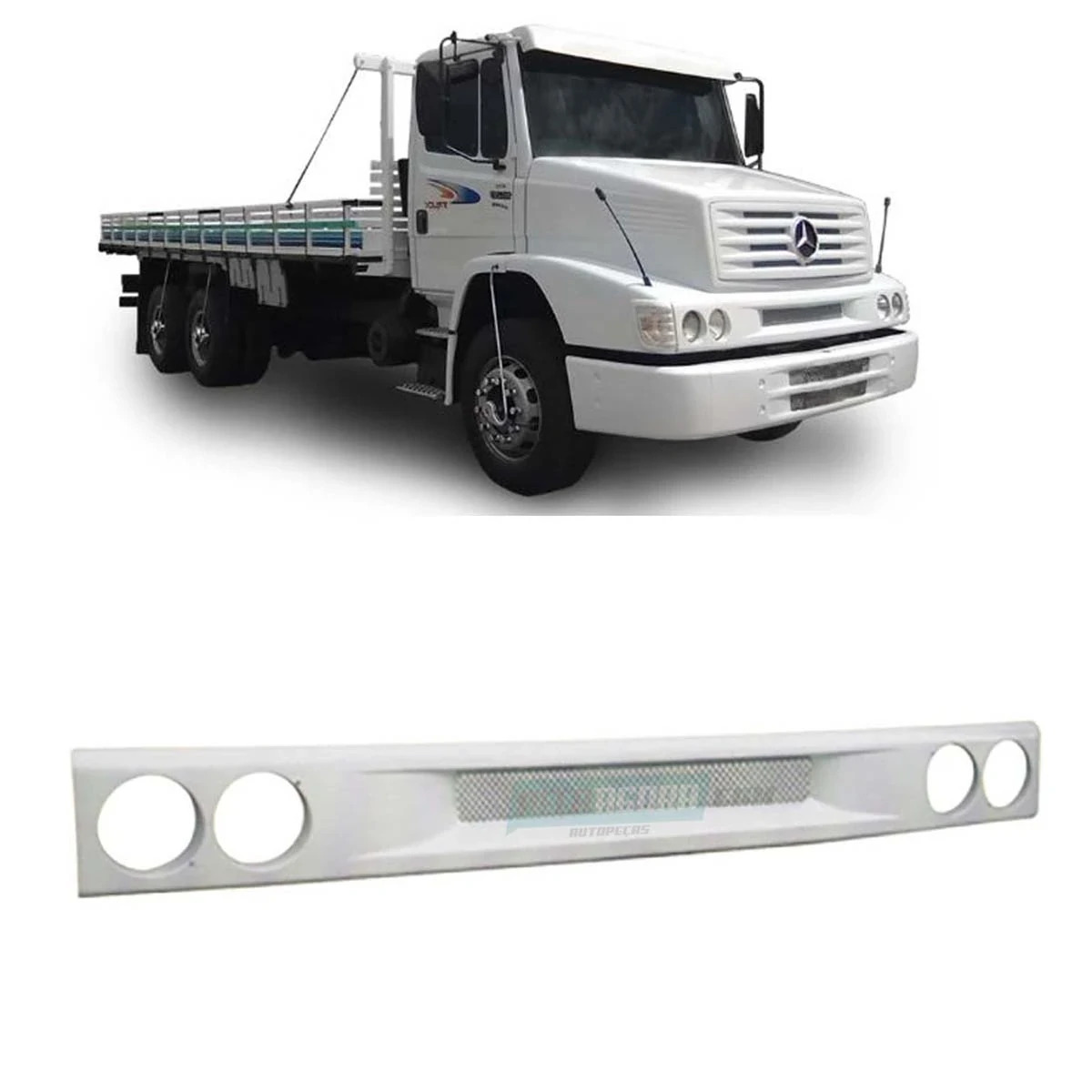 GRADE DIANTEIRA INFERIOR HPN MB 1620 1634 1938 2000... MODERNO (6948887323.)