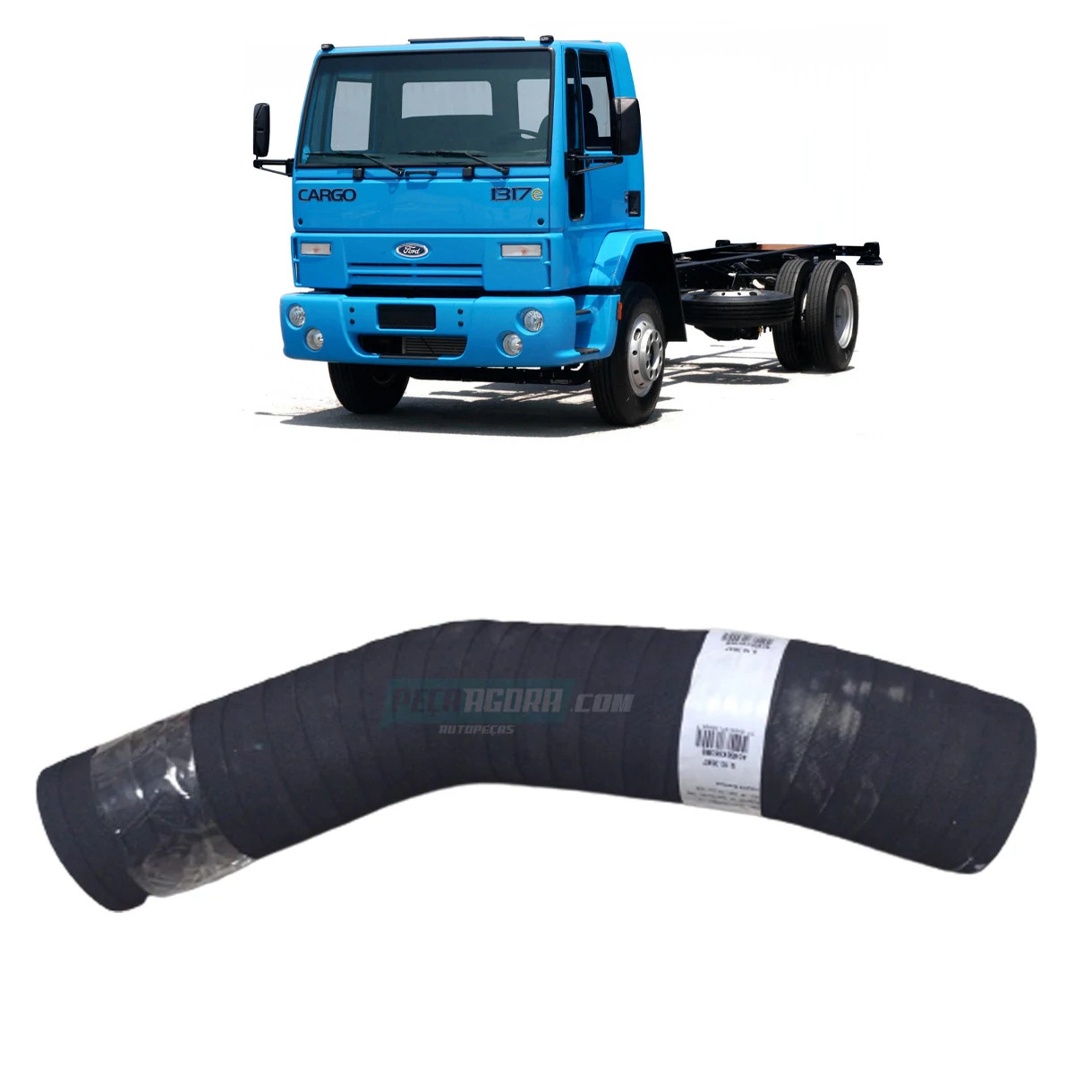 MANGUEIRA DO INTERCOOLER FORD 1317E 1717E ANO 2005 A 2011 (4C456K863BB)