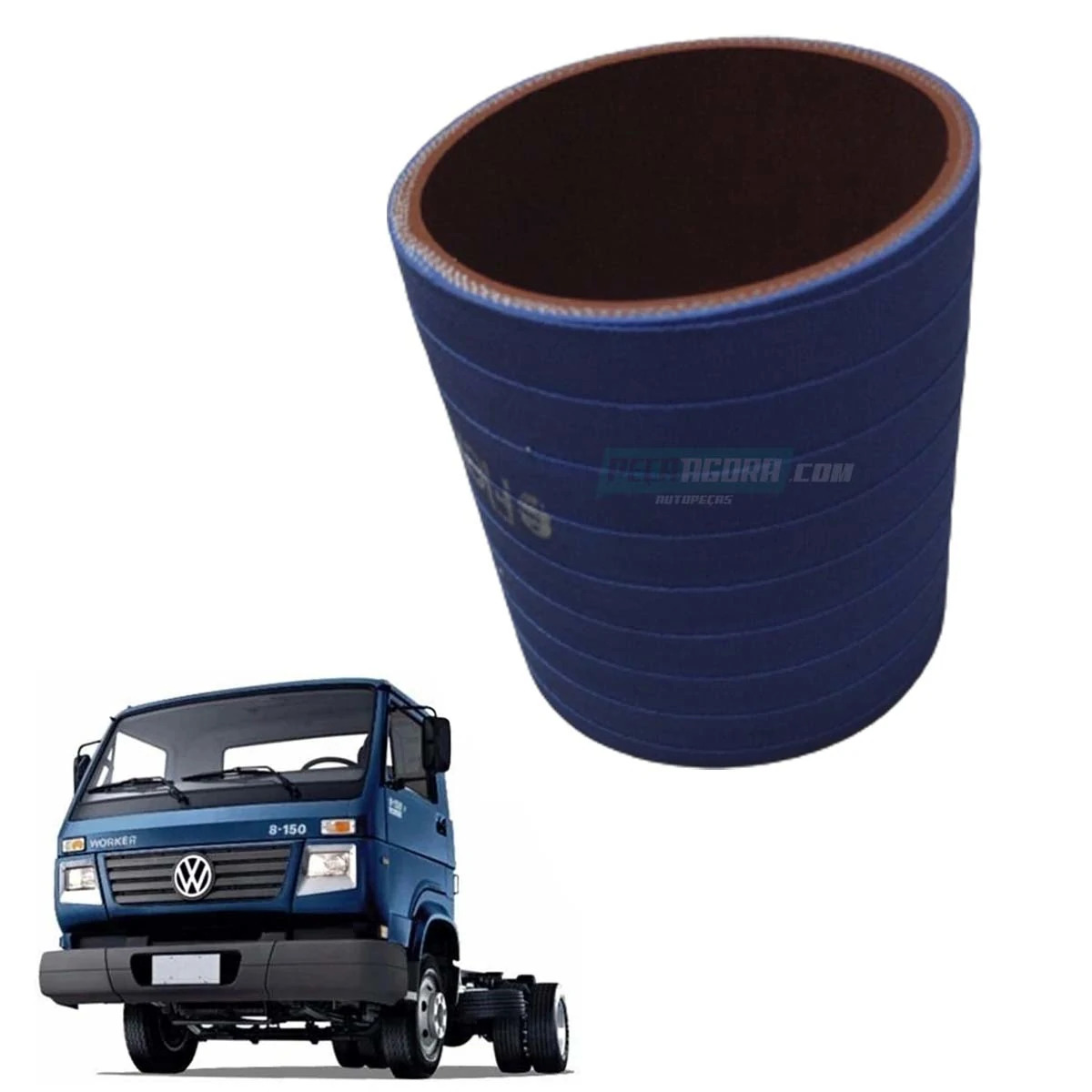 MANGUEIRA DUTO AO COLETOR 70X80MM VW 7120 8120 8150 13150 8140 CO CKD (2TA117245