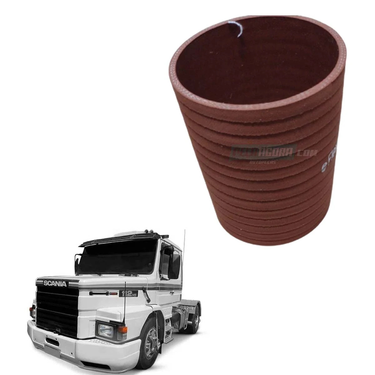 MANGUEIRA INTERCOOLER 90X120MM PARA SCANIA T112 (312646WW)