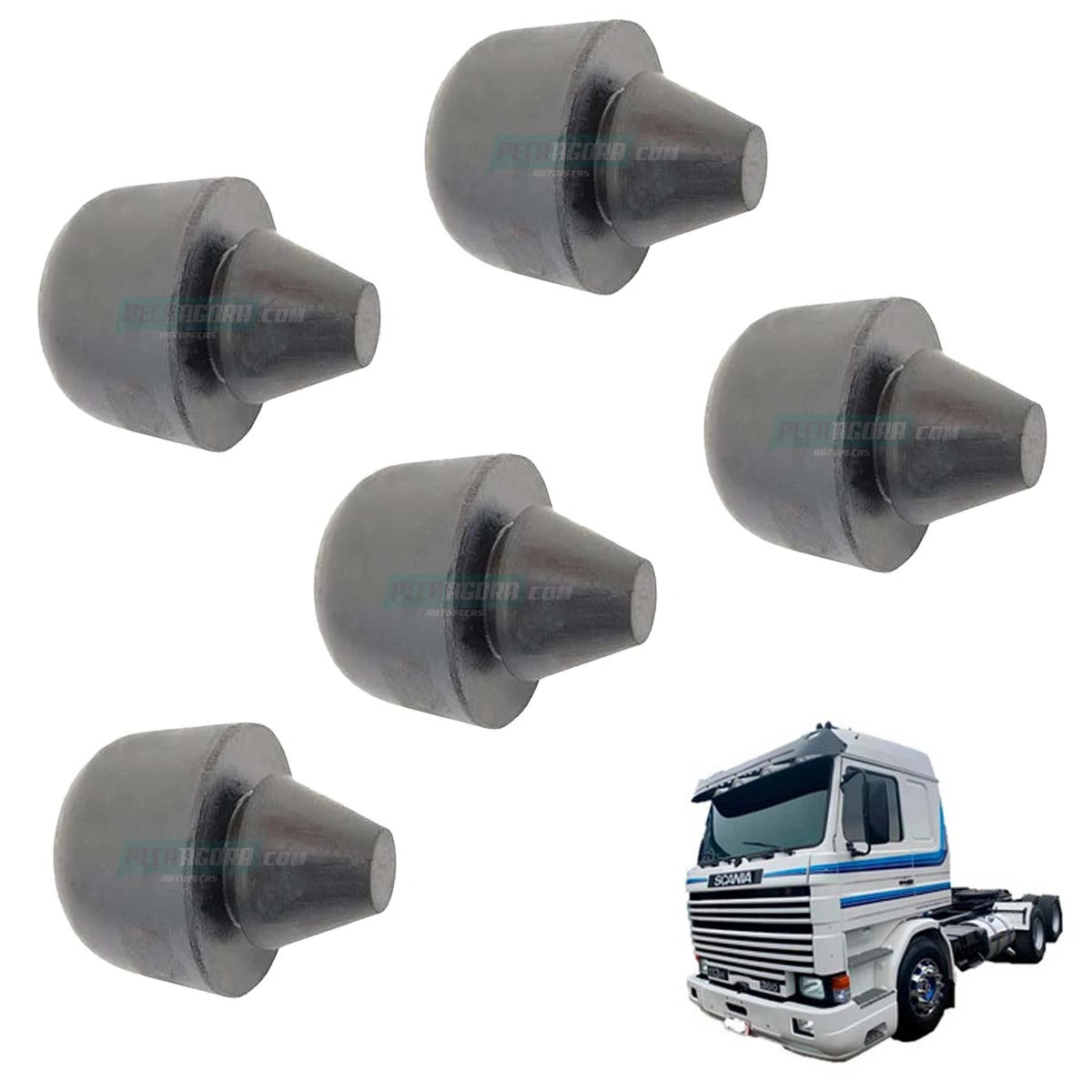 CAIXA 5  BATENTE SUPENSAO A AR TRASEIRA CABINE PARA SCANIA R 112 113 142 143 (CX