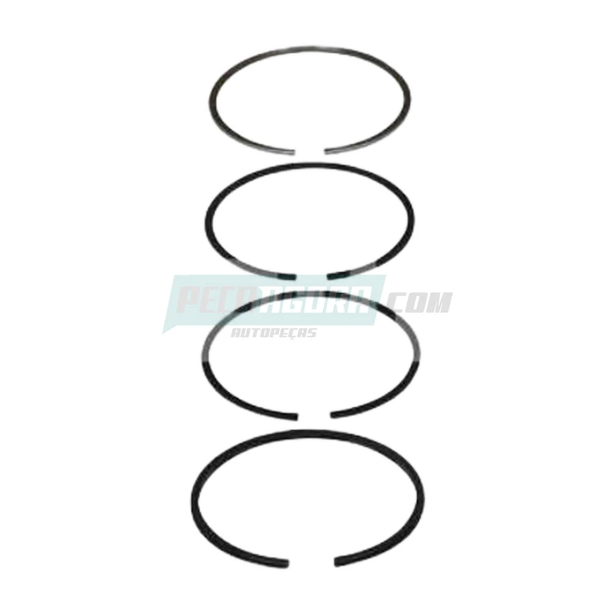 JOGO ANEIS MWM D226 PARA 1 CILINDRO MOTOR MWM D226 PARA 1 CILINDRO PISTAO DE 4 C