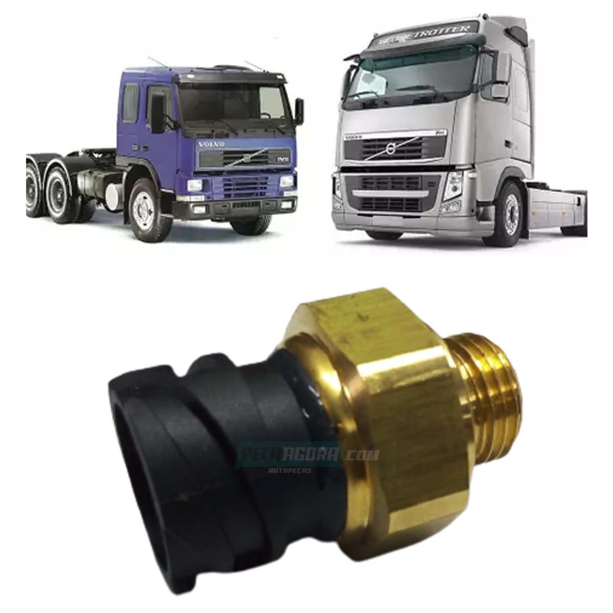 SENSOR ELETRONICO PRESSAO VOLVO FL NL FH FM FMX NH ONIBUS B9 B11 B12 B12 (208036