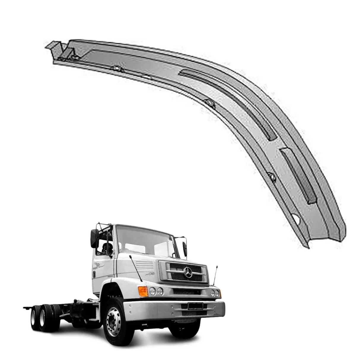 CURVAO PARALAMA DIR MB 1218 1318 1319 1418 1618 1620 1622 1624 1625 1632 1634 16