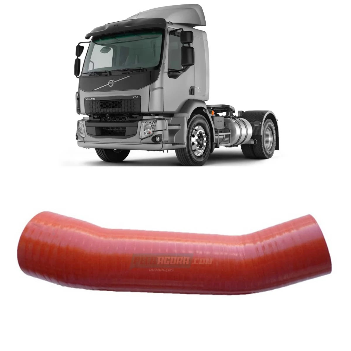 MANGUEIRA INTERCOOLER 76x70x340 VOLVO VM 230 310 (20972770)