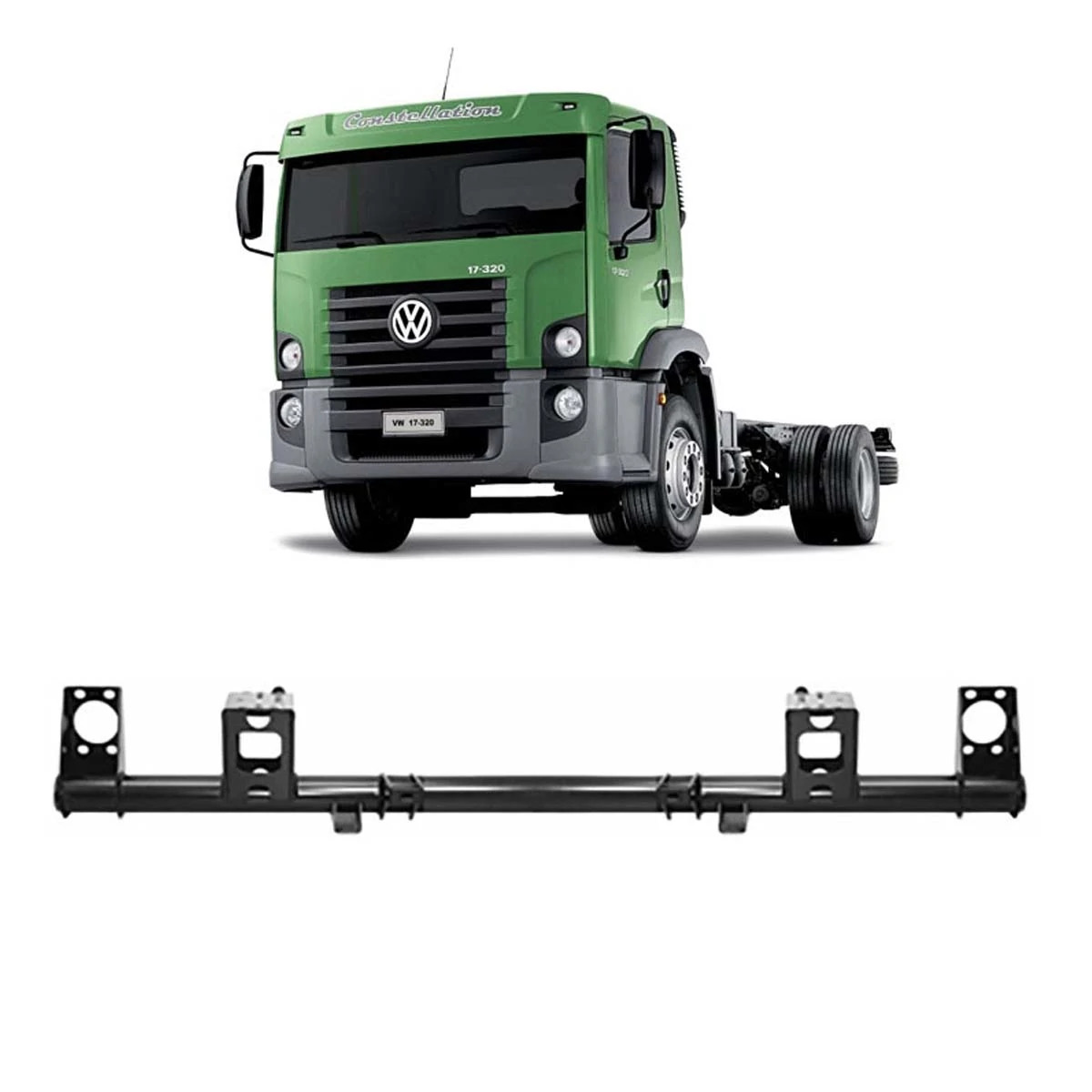 SUPORTE PARACHOQUE VW CONSTELLATION 17320 19320 19330 19370 19390 24320 25320 25