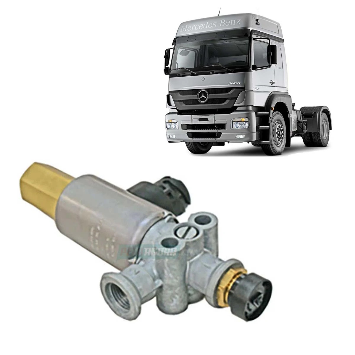 VALVULA SOLENOIDE LIMITADORA PRESSAO ARLA MB AXOR 1933 2035 3344 3131 4144 2036 