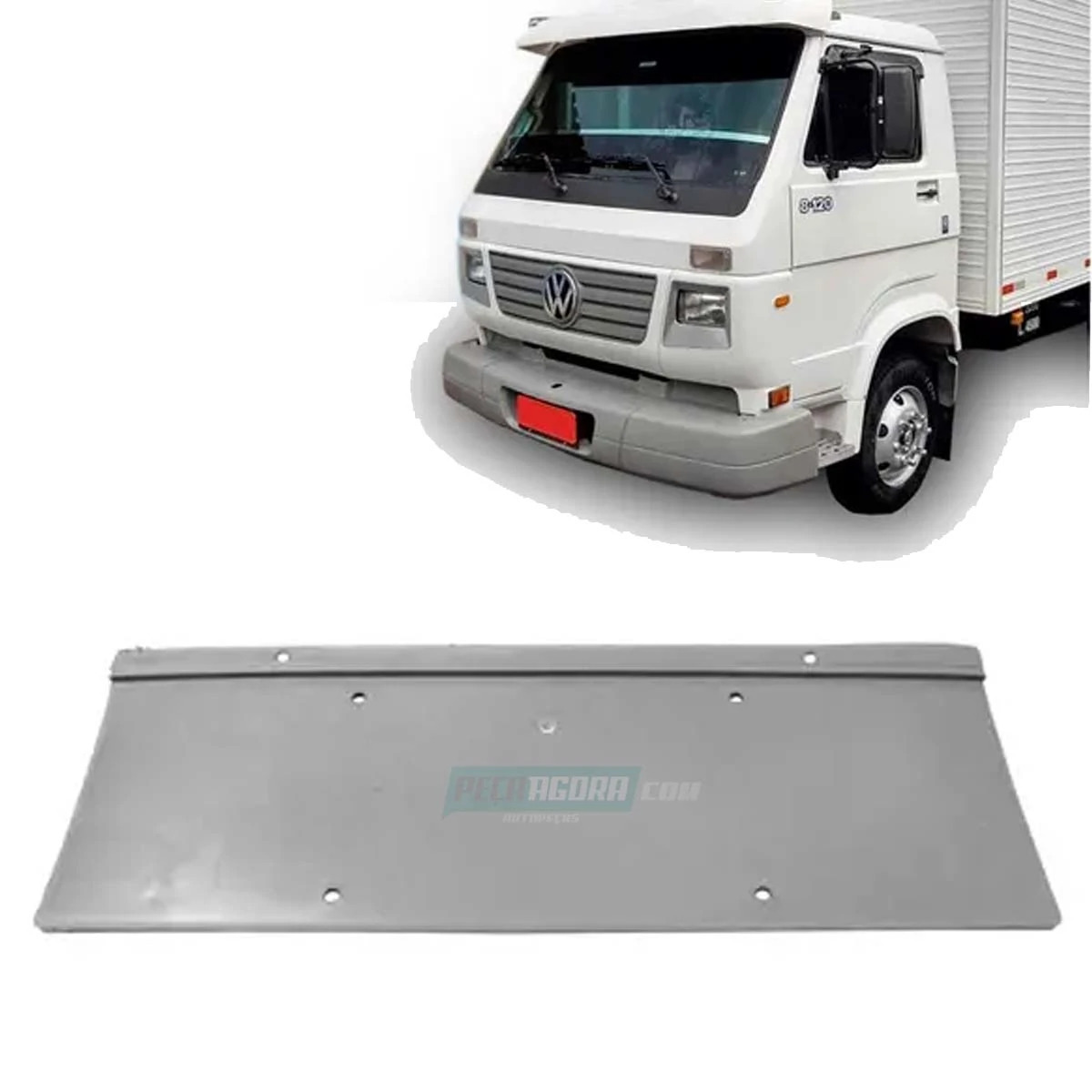 SUPORTE PLACA CINZA CLARO VW 8120 WORKER 16220 19370 24250 QUALIDADE ORIGINAL (T