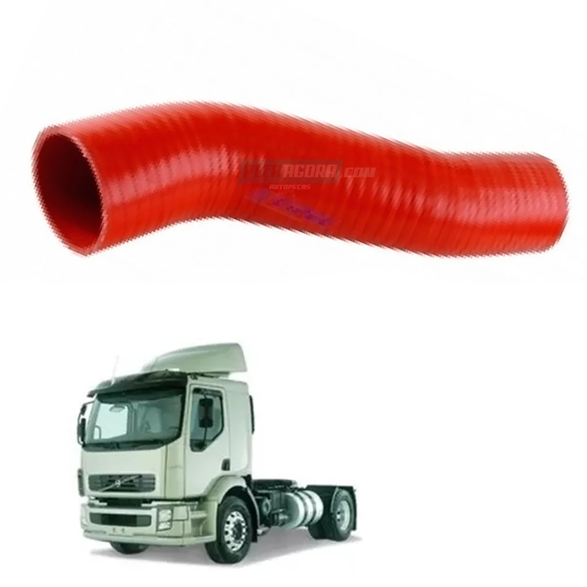 MANGUEIRA INTERCOOLER VOLVO VM23 DIMENSOES 76X76X450 (24426951)