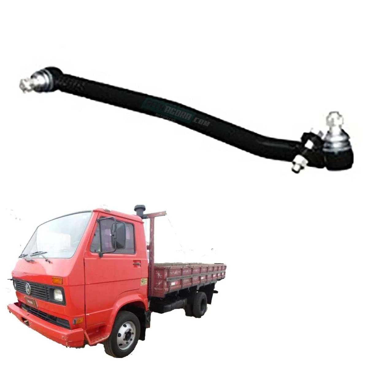 BARRA DIRECAO CURTA 813MM VW 690 790 7110S AGRALE VOLARE MA 5.5 01 CURVA (T06415