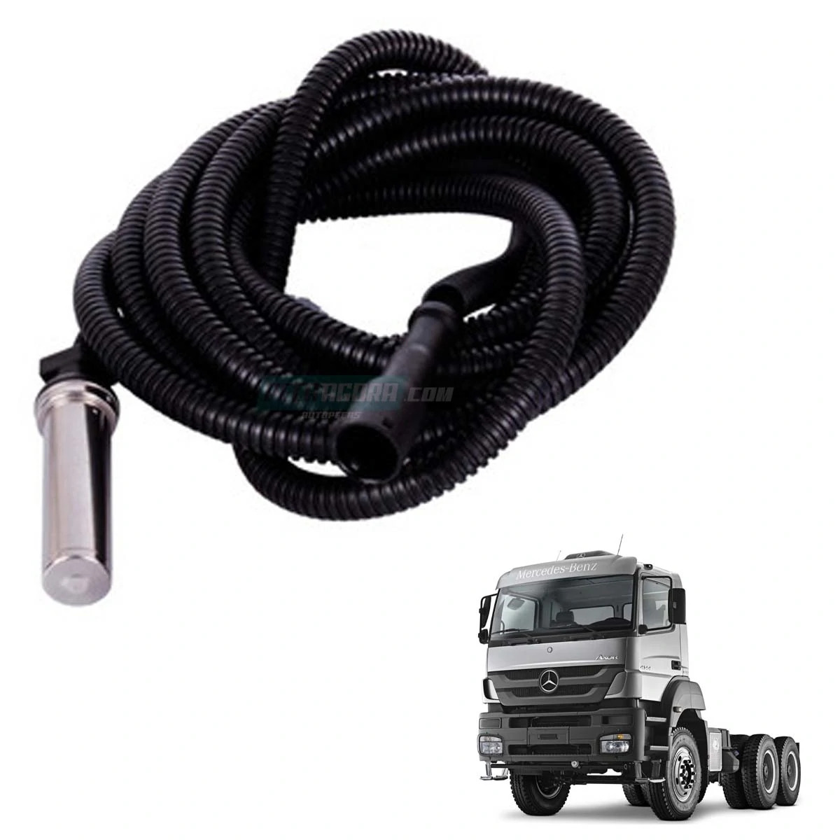 SENSOR ABS TRASEIRO DIR ESQ MB AXOR 2533 2536 2625 2628 2641 2825 2826 2831 3340