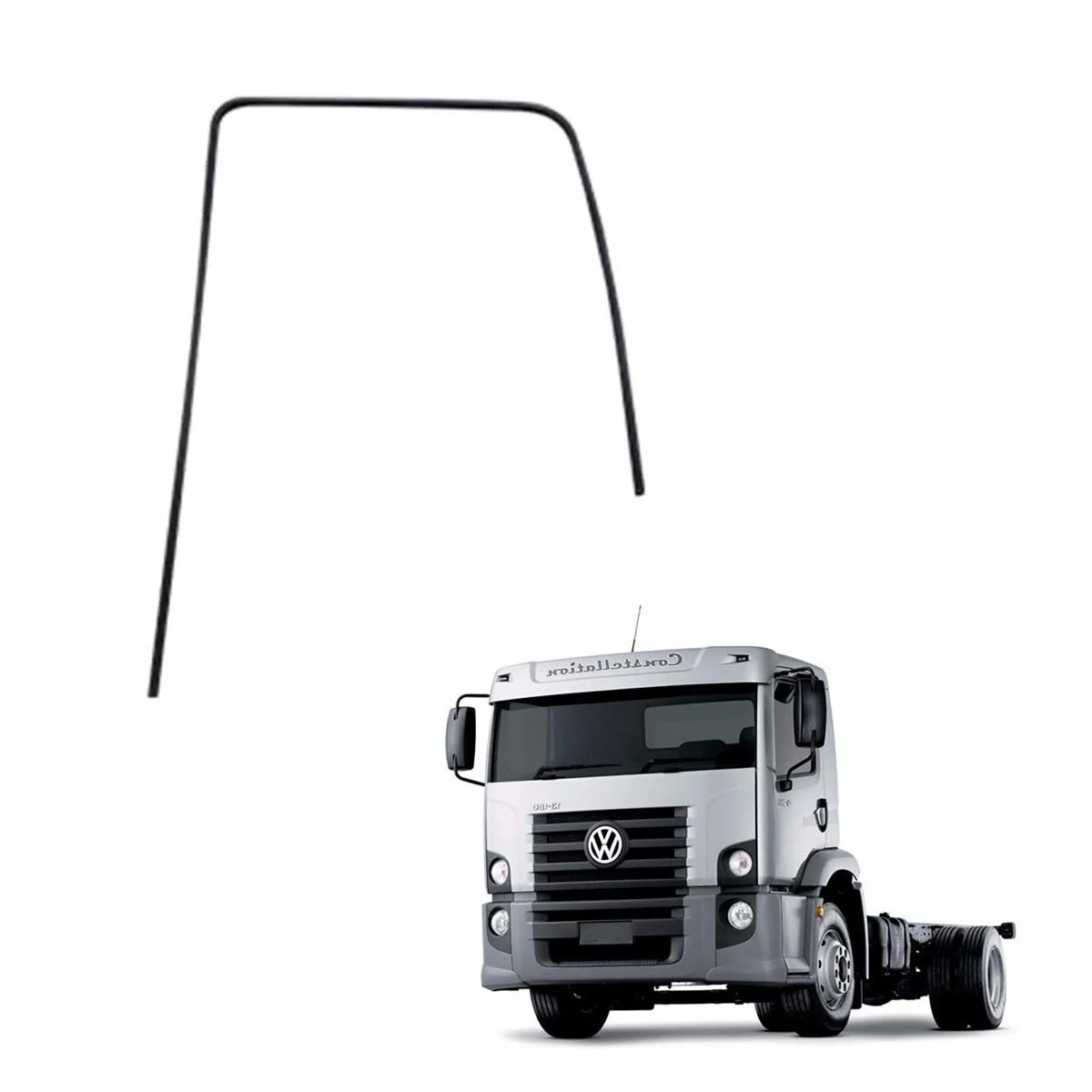 CANALETA VIDRO PORTA LE ESQUERDO VW CONSTELLATION (2R2845149;)