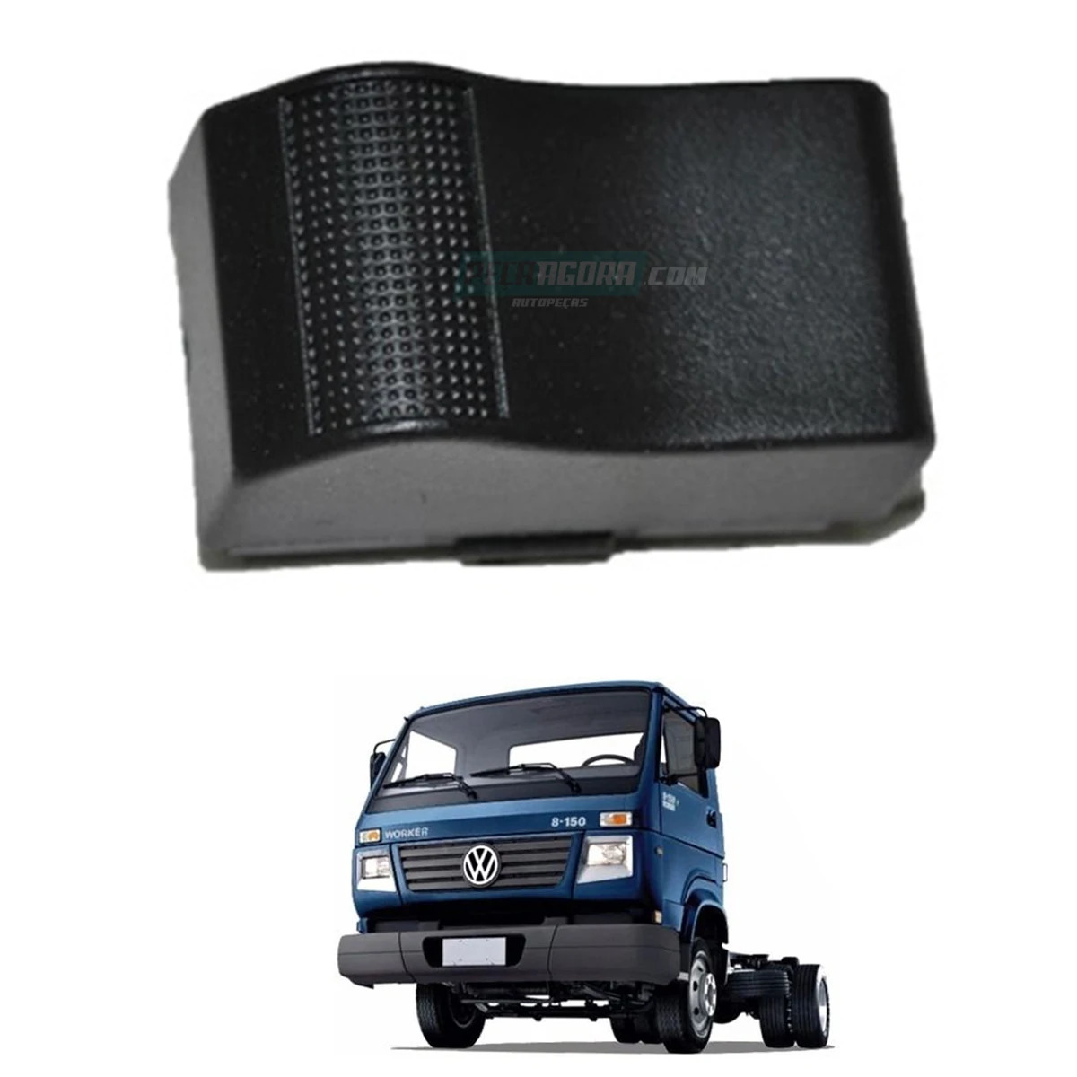 TAMPA FECHAMENTO PAINEL PRETO VW 7100 7110 7120 8120 8150 9150 13170 15170 13180