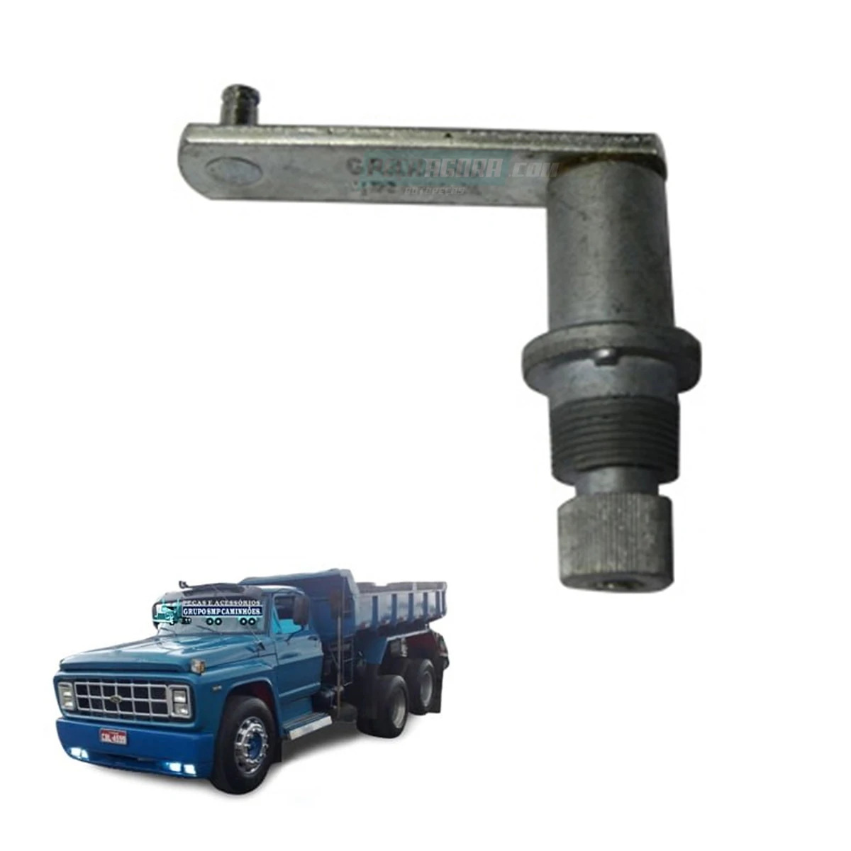 PIVO LIMPADOR PARABRISA ESQ DIR FORD F600 ATE 72 (C7TZ17566/567X)