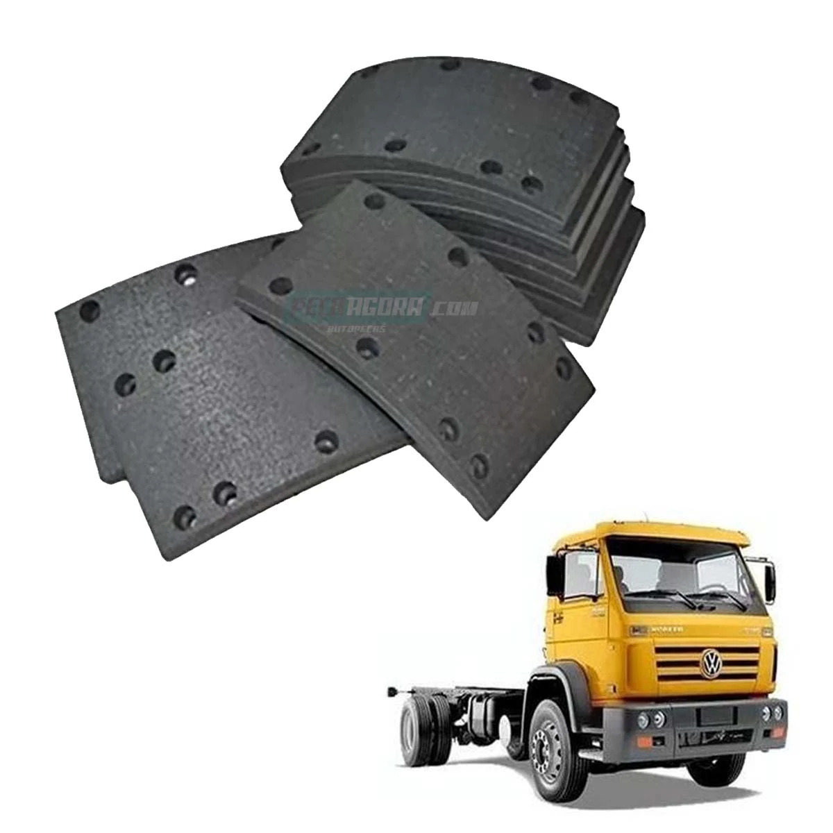 2 JOGOS LONA DIANTEIRA STD VW 12140H 12170BT 14150 14170BT 14200 14220 S2000 131