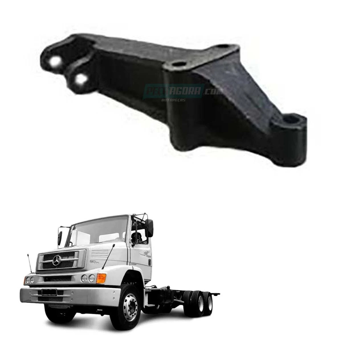 SUPORTE AMORTECEDOR TRASEIRO DIREITO MB 1519 1318 1518 1714 1718 1721 1618 1620 