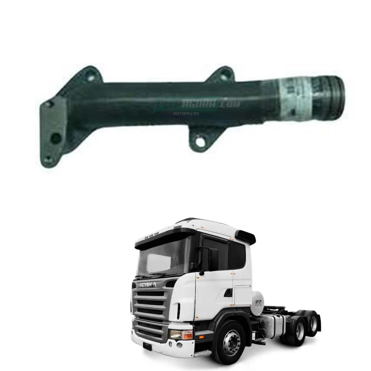 COLETOR ESCAPE EXAUSTAO PONTA PARA SCANIA P94 ONIBUS CAMINHAO (1388318)