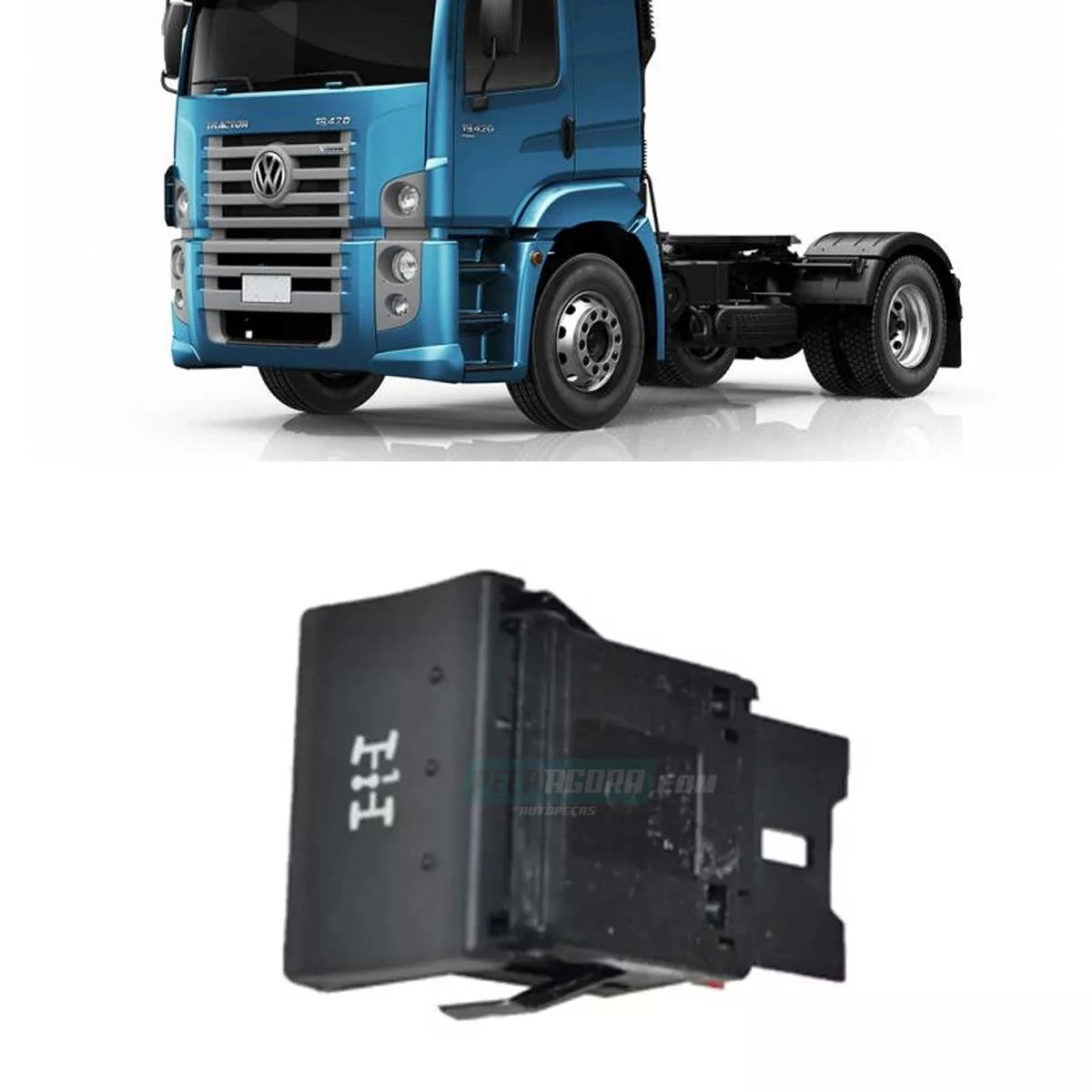 INTERRUPTOR TOMADA FORCA AUXILIAR VW 19320E 25320E 19370E 25370E 26370E 31260E 3