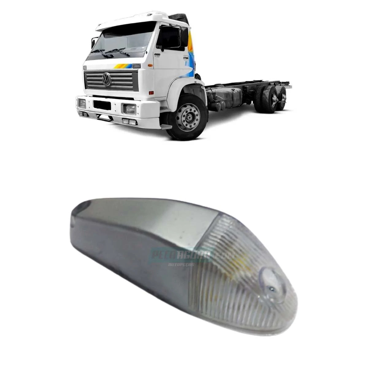 LANTERNA DELIMITADORA TETO VW 14220 12140H 14150 14220 16170 16220 24220 24250 3