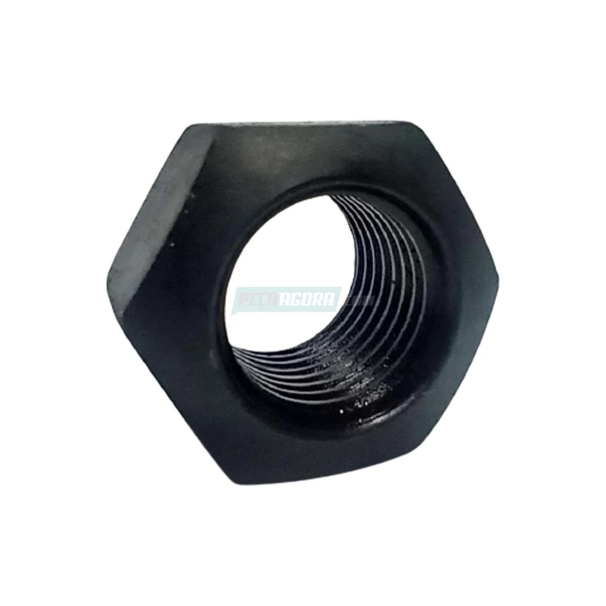 PORCA RODA RAIADA RANDON ANTIGO M18X2.0 CHAVE 27MM ALTURA 20MM ACO 8 (210000585.