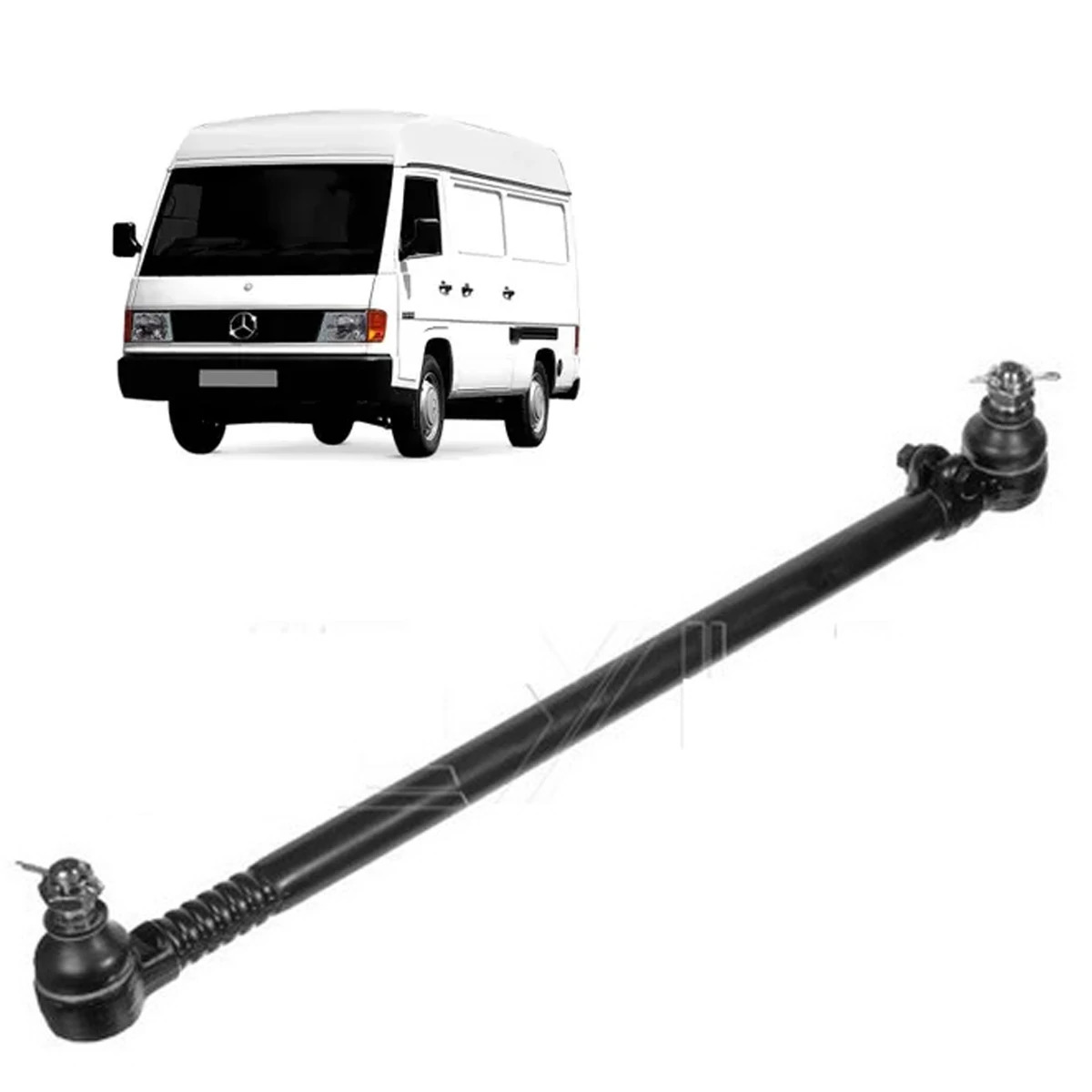 BARRA DIRECAO TRANSVERSAL 670MM SISTEMA TRW MB MB180 (6313300603,)