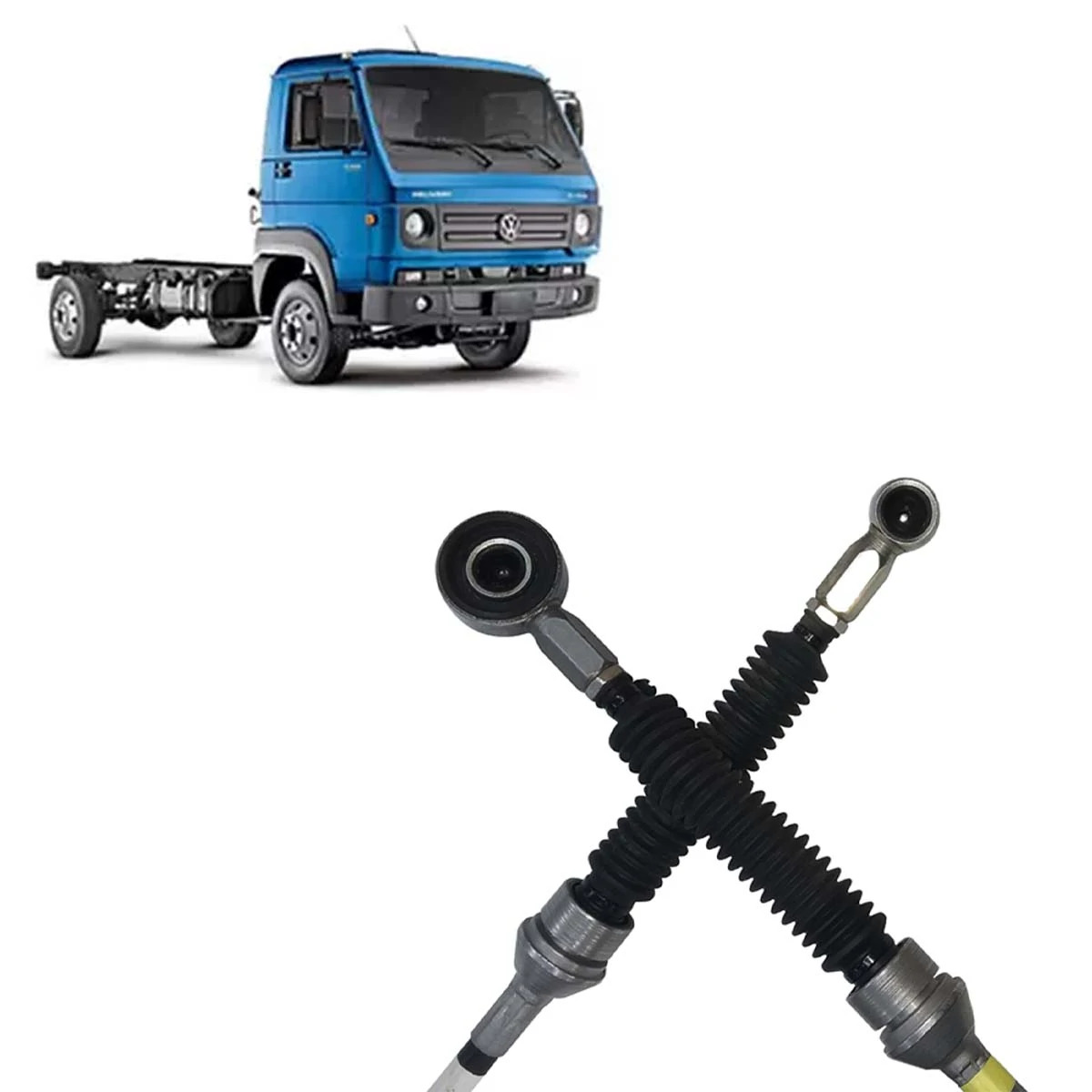 KIT CABO ENGATE E SELECAO VW DELIVERY EURO V 5150 8160 9160 10160 2012 DIANTE (3