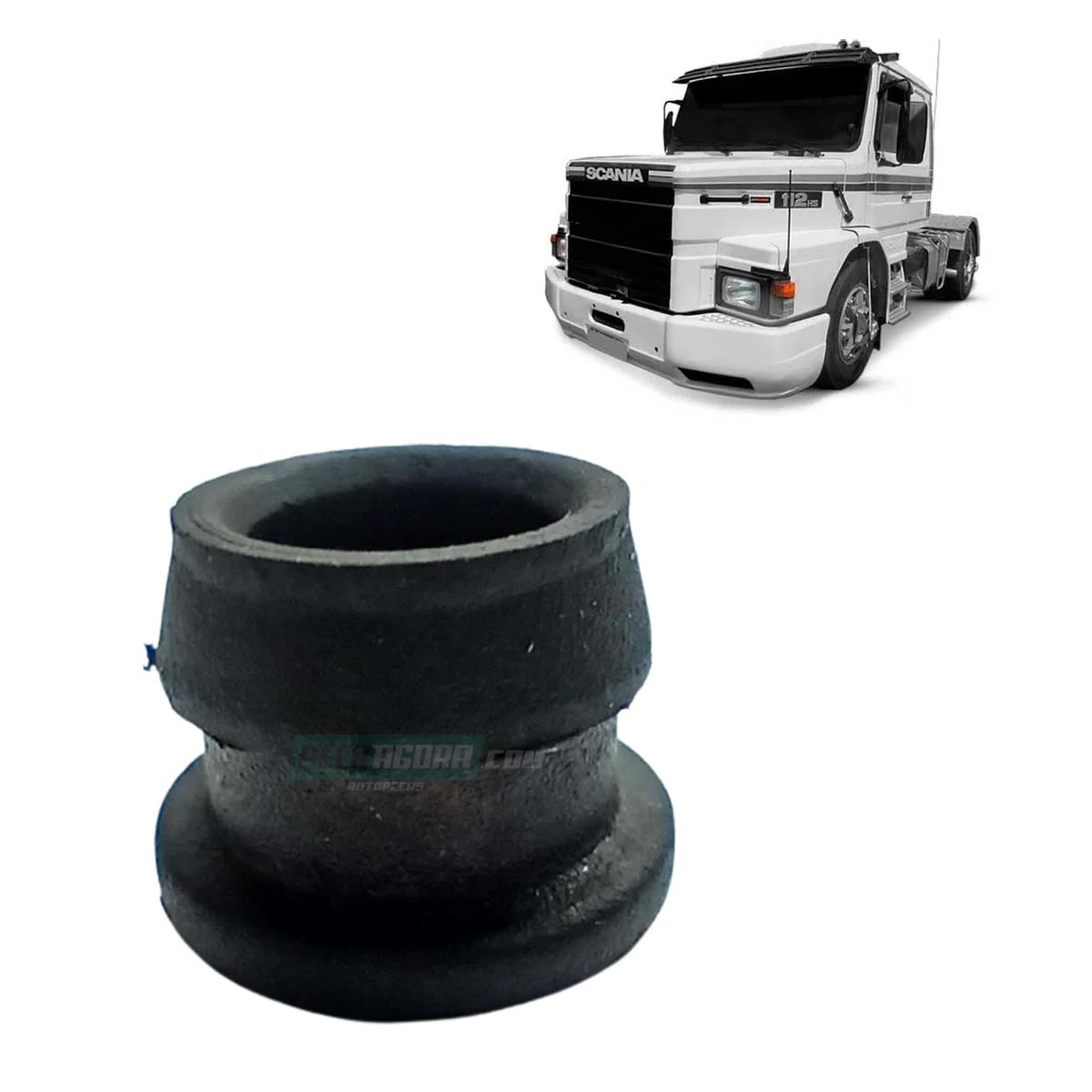 BUCHA DO PEDAL DO ACELERADOR EM BORRACHA PARA SCANIA 111 112 113 (813245)