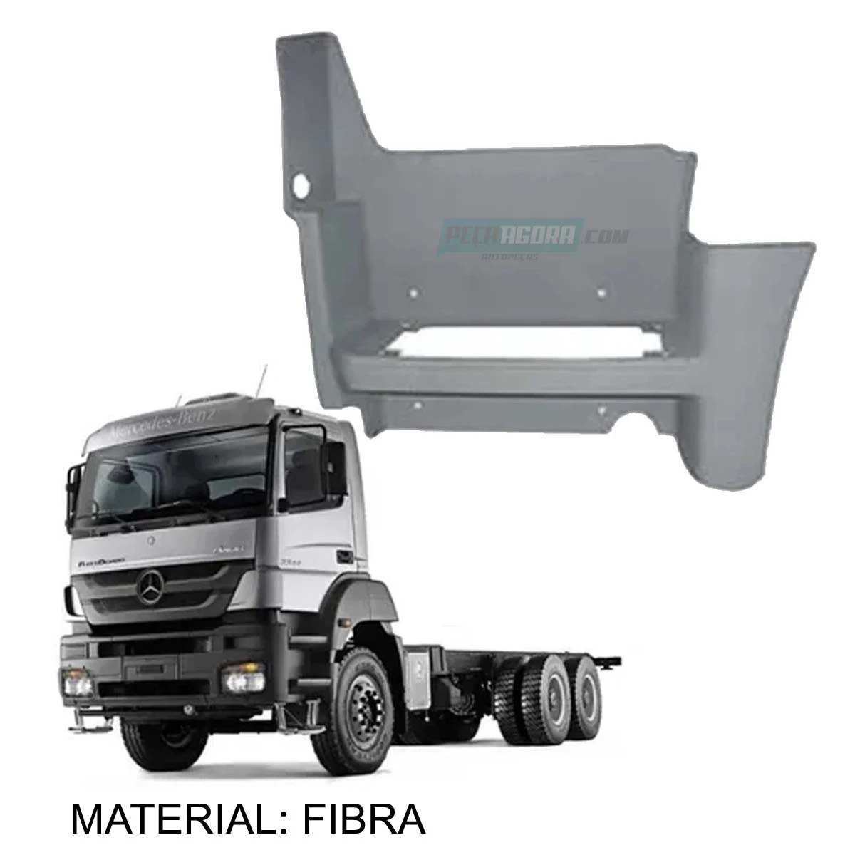 ESTRIBO FIBRA MB AXOR CANAVIEIRO 3340 3344 4140 (V.9586662501-AS2428PT-958666260