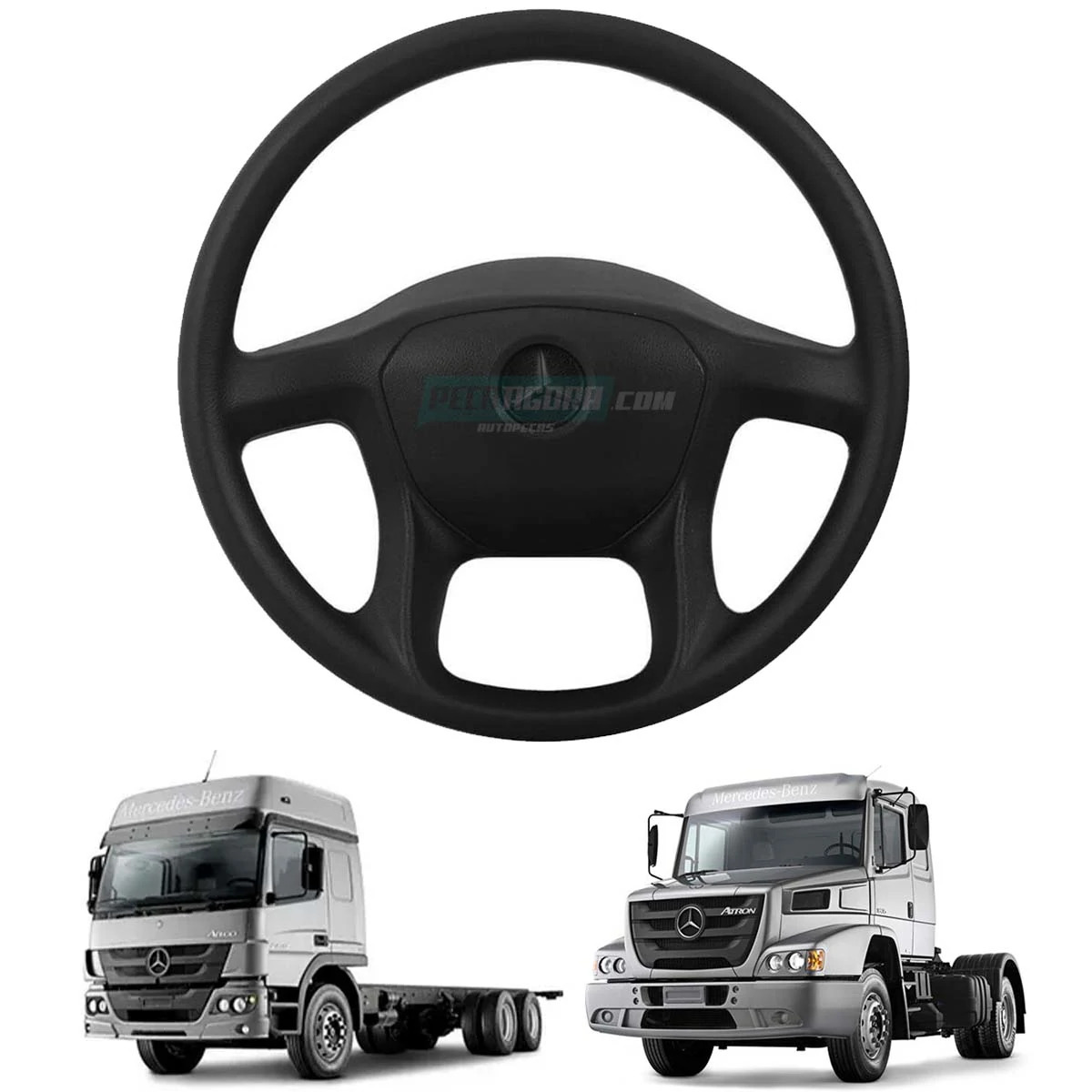 VOLANTE DIRECAO MB ATRON ATEGO MERCEDES BENZ (9584640301)