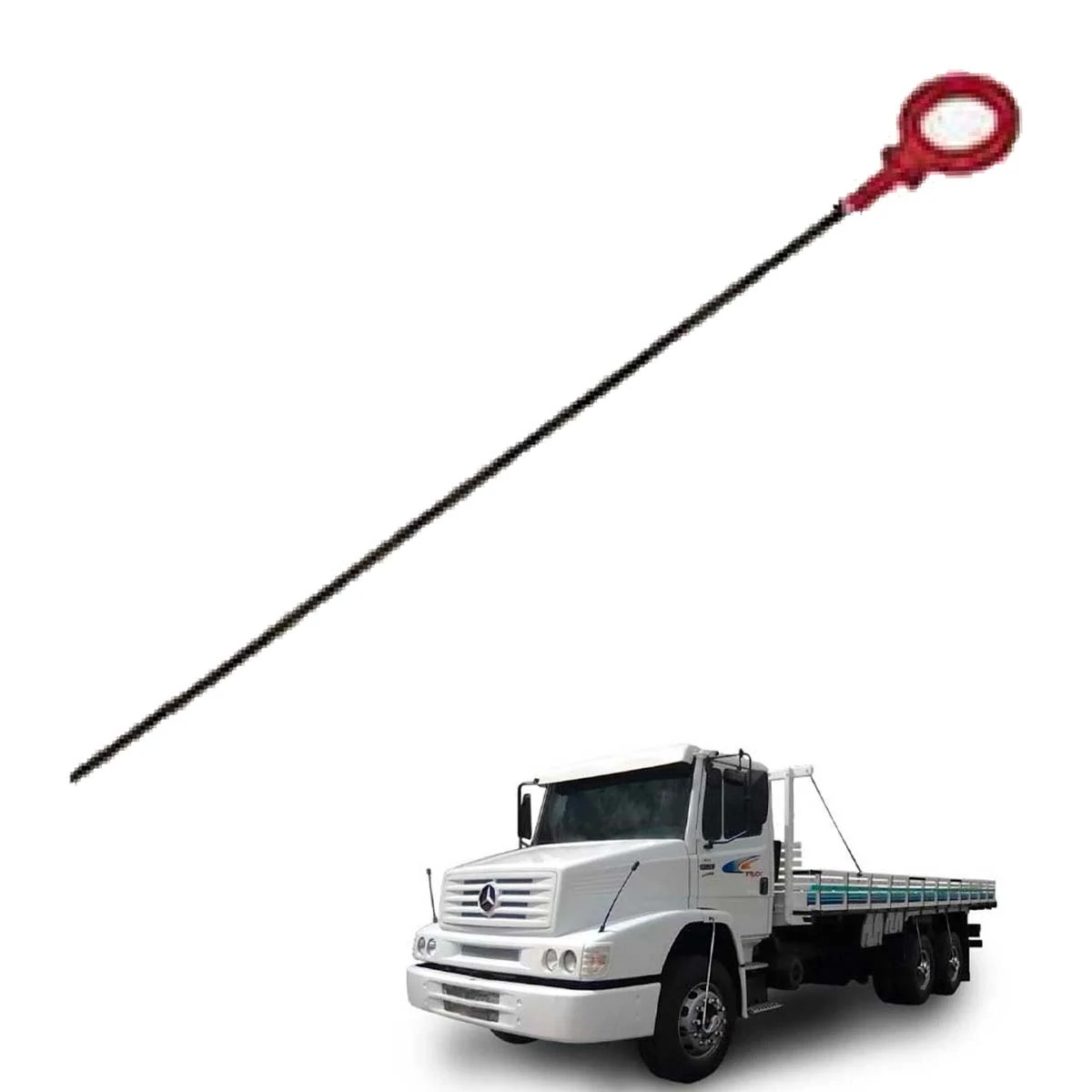 VARETA NIVEL OLEO MOTOR 370MM MB OM366 L LA LAK LK 1218 1418 1618 1620 (34501074