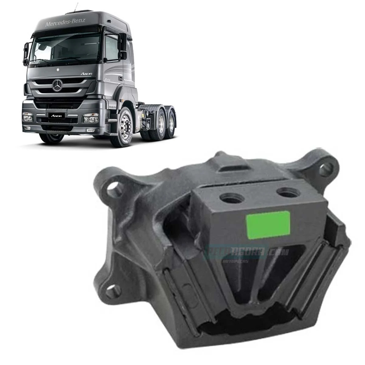 COXIM DIANTEIRO TRASEIRO MOTOR 122MM 28MM MB OM457LA AXOR 2035S 2040S 2044S 2533