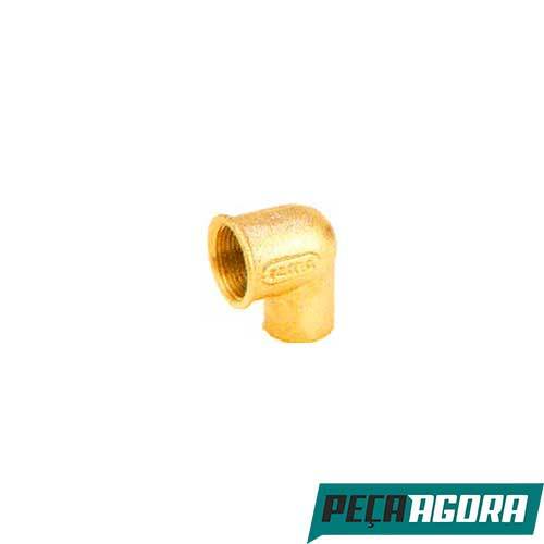 JOELHO METAL FEMEA BKA 90° N.11 22MM X 1/2 (22995CC)