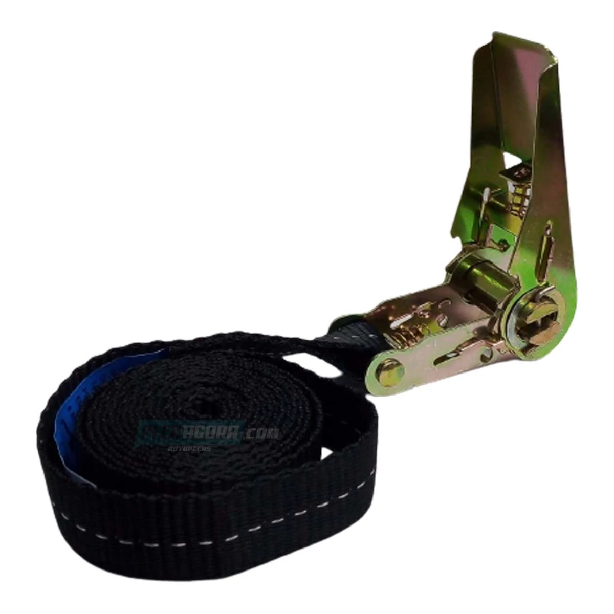 CINTA PARA AMARRACAO DE CARGA 25,00MM x 2,00 M COM CATRACA E GANCHO TIPO J  (242