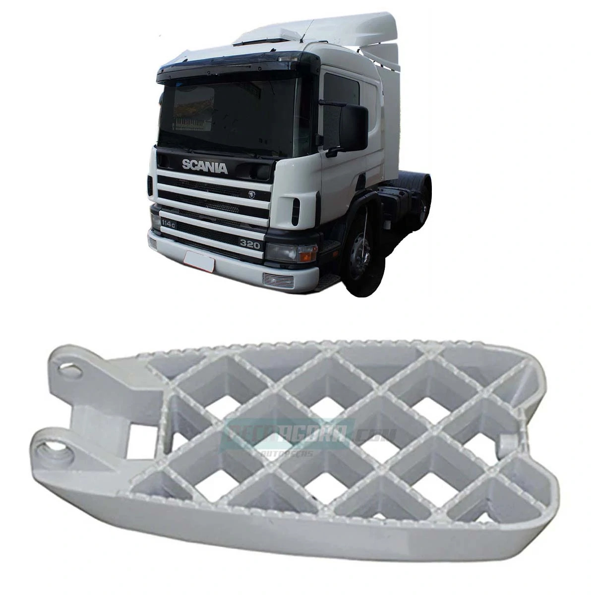 PISANTE ESTRIBO DEGRAU PARA SCANIA SERIE 4 T114 R124 P124 G124 P114 R114 T114 (1
