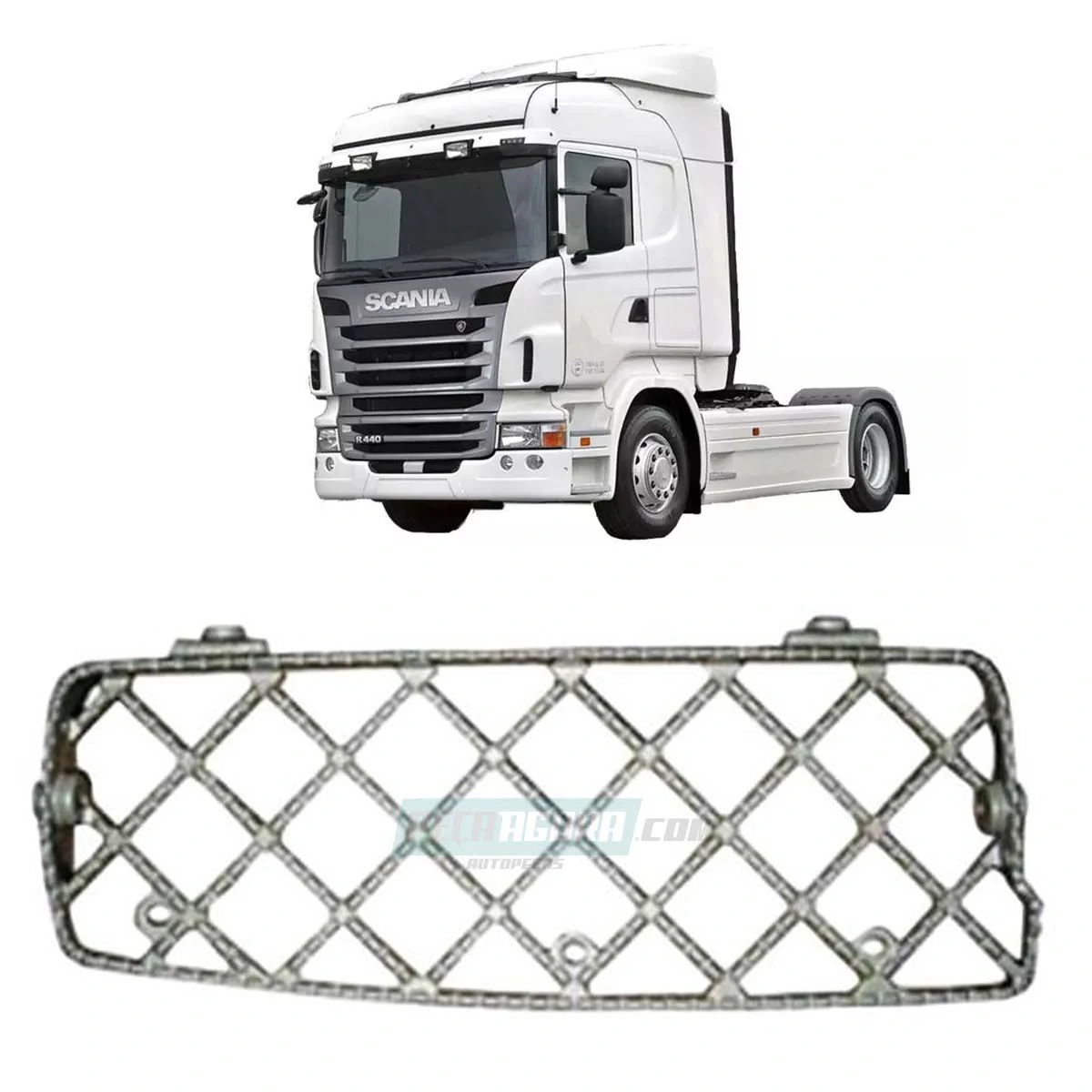 PISANTE ESTRIBO MEIO CENTRAL ESQUERDO PARA SCANIA SERIE 5 (1779113-AL209)