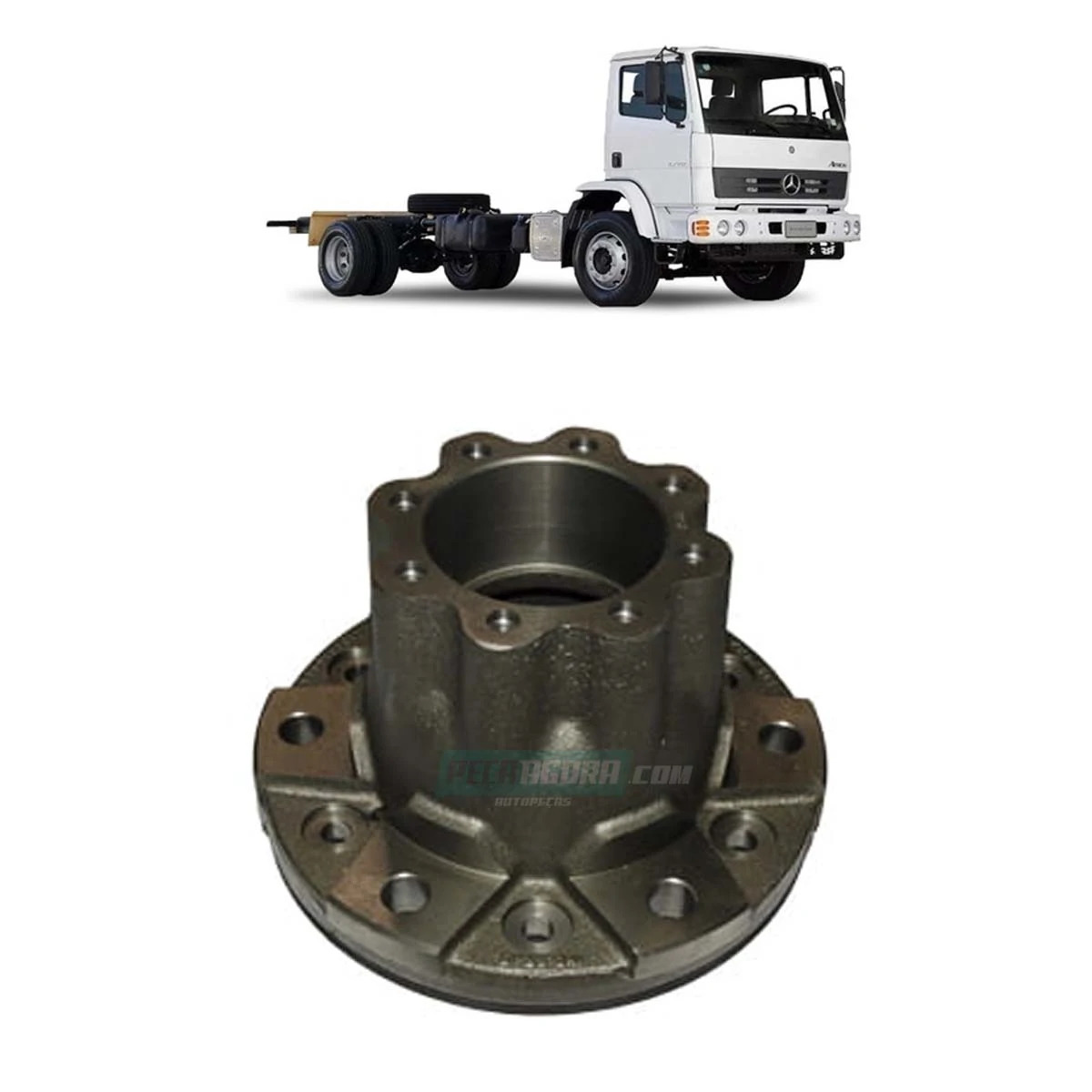 CUBO RODA TRASEIRA MB 712C 912C 914C ONIBUS LO914 (6883560001.)