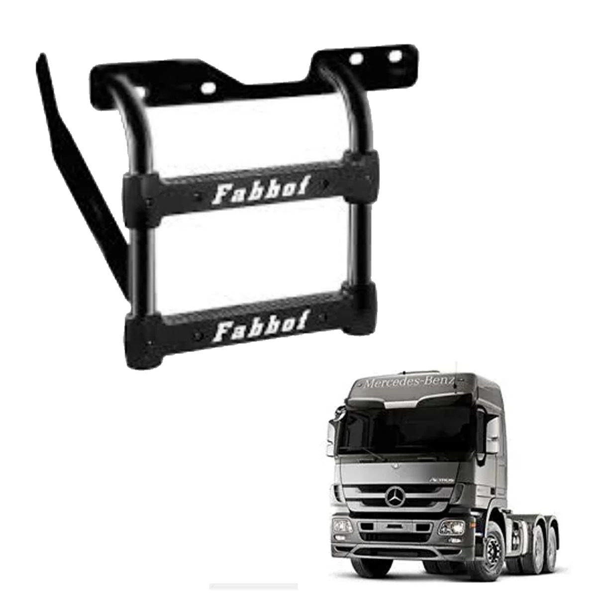 ESTRIBO PLATAFORMA ESQ MB ACTROS PRETO ESQUERDO FABBOF (426938)