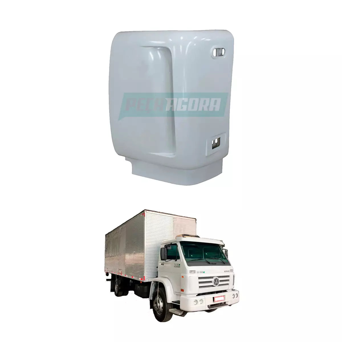 DEFLETOR AR GRADE ESQUERDO VW WORKER 13190 15190 26220 17310 26310 17300 13170 1