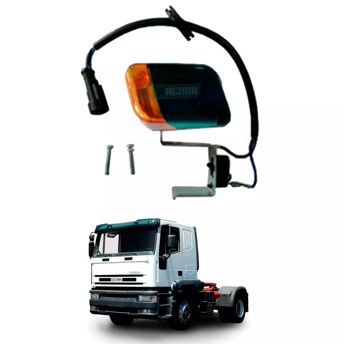 LANTERNA LATERAL PARA LAMA DIREITO PARA IVECO EUROTECH (500368110,)