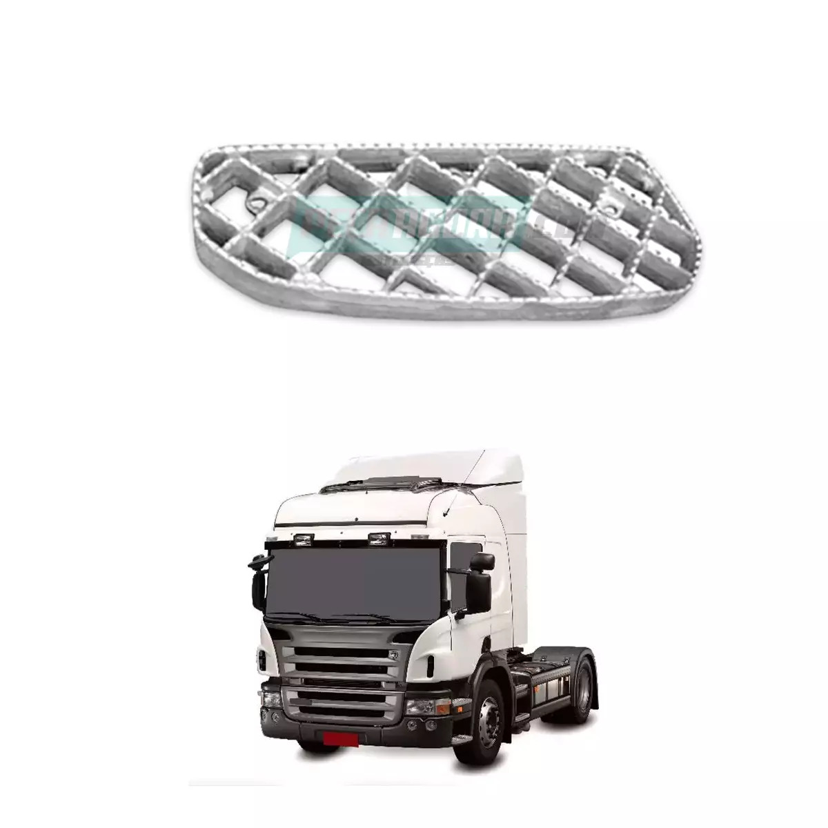 DEGRAU INFERIOR ESTRIBO PORTA PARA SCANIA SERIE 5 P G R - 2007.. (1535052_)