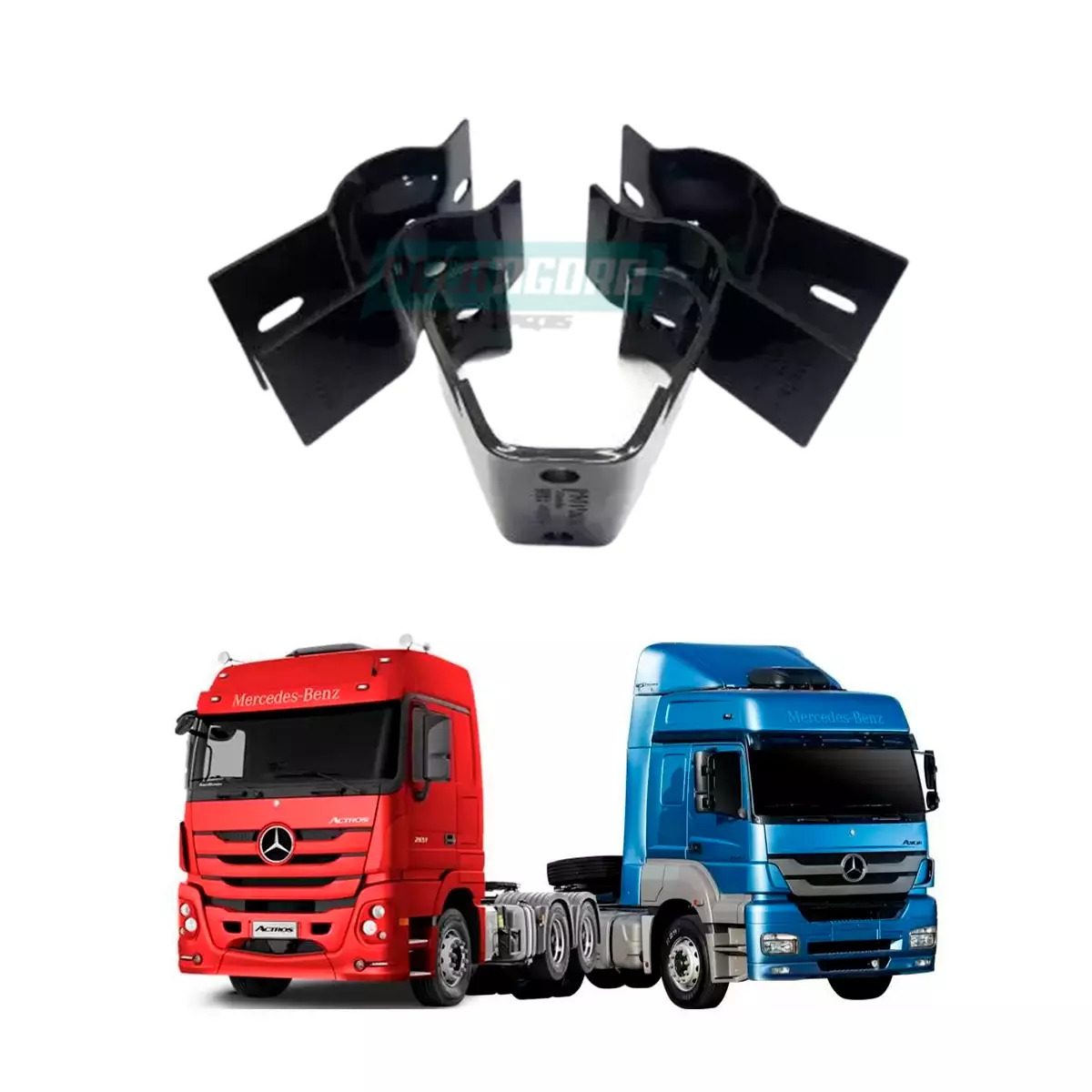 SUPORTE INTERMEDIARIO PARALAMA MB AXOR ACTROS MERCEDES BENZ (KSIP002-M4350543)