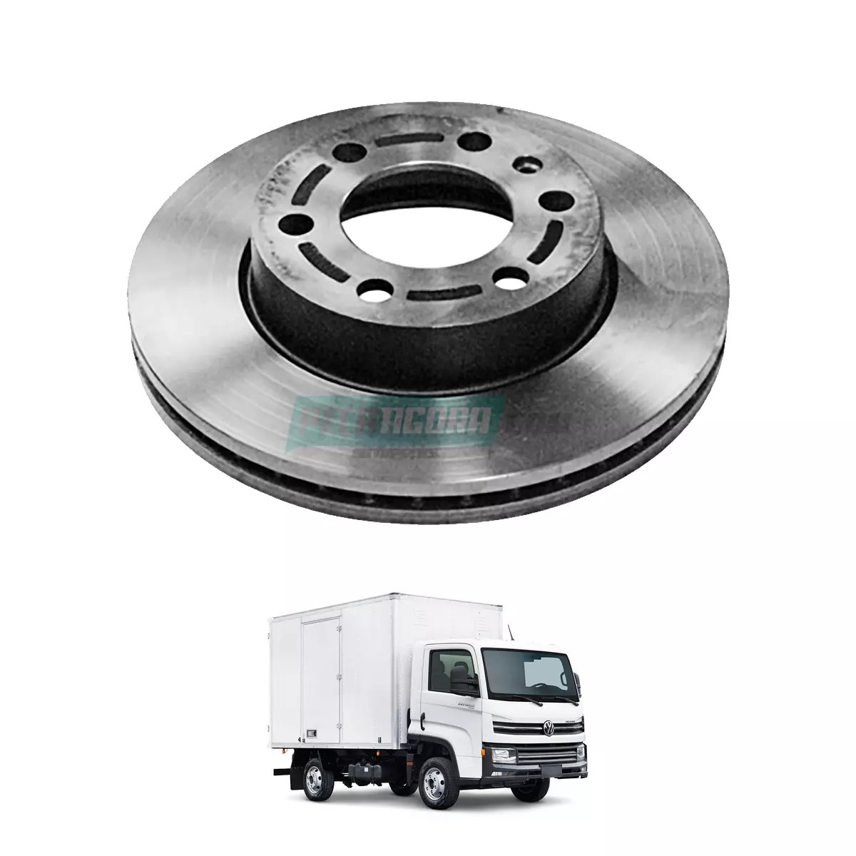 DISCO FREIO DIANTEIRO VW CAMINHOES NOVO DELIVERY EXPRESS 4150 2019 DIANTE NOVO D
