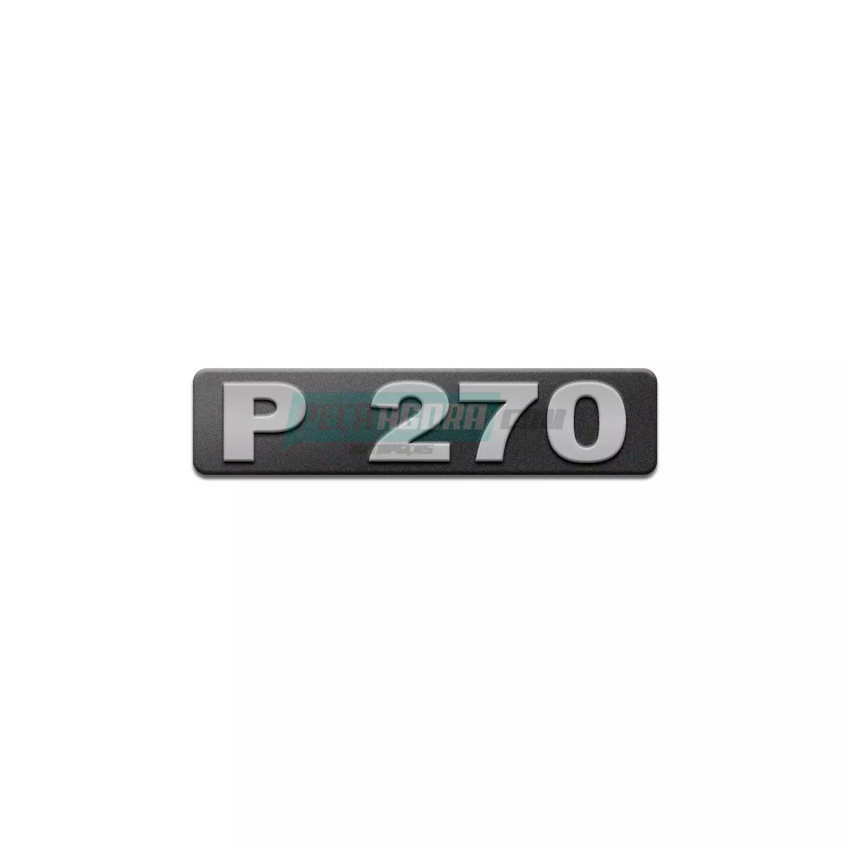 EMBLEMA PLASTICO GRADE CINZA PARA SCANIA SERIE 4 ''P270'' (448111)