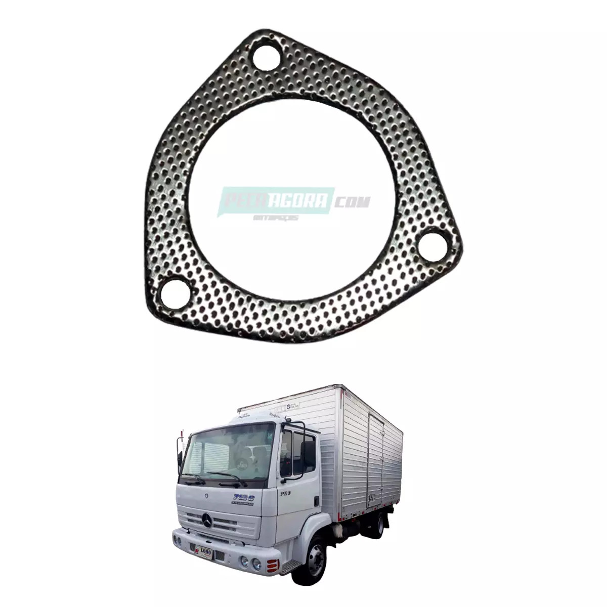 JUNTA DESCARGA 3 FUROS MB 712 912 (6884920080.)