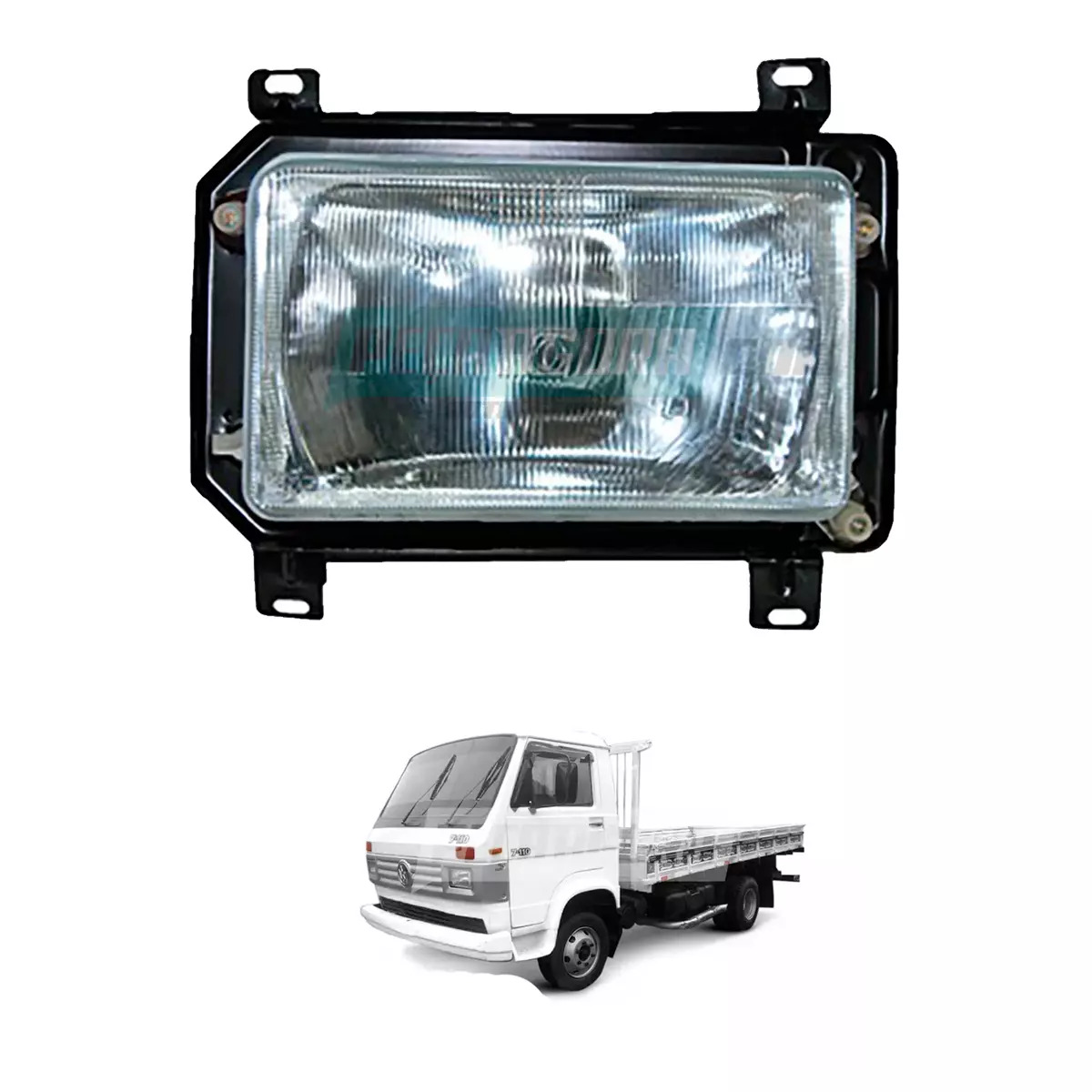 FAROL ESQUERDO H4 VW 7100 8100 8140 8140CO CE CKD 94 A 99  (TAP941007-F131C)