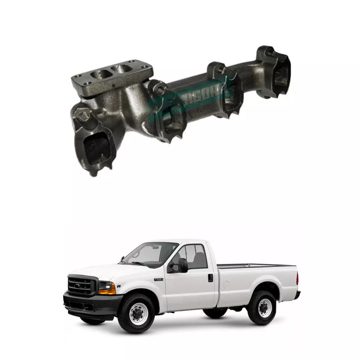 COLETOR ESCAPAMENTO FORD F350 F4000 712 814 815 815S 915 C/ MOTOR CUMMINS 4BT IS