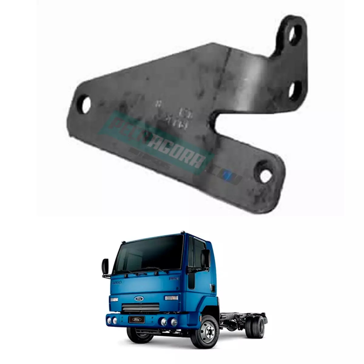 SUPORTE COMPRESSOR AR MOTOR ISB FORD CAMINHAO 816 1119 1319 1719 1519 1419 MOTOR