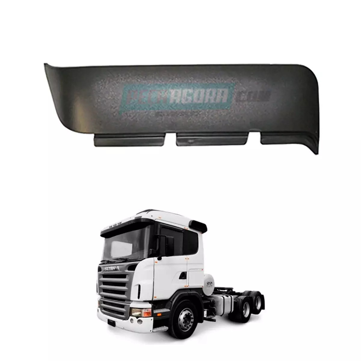ACABAMENTO PLASTICO LE DEFLETOR PARA SCANIA SERIE 4 LINHA P94 P114 P124 (1370107