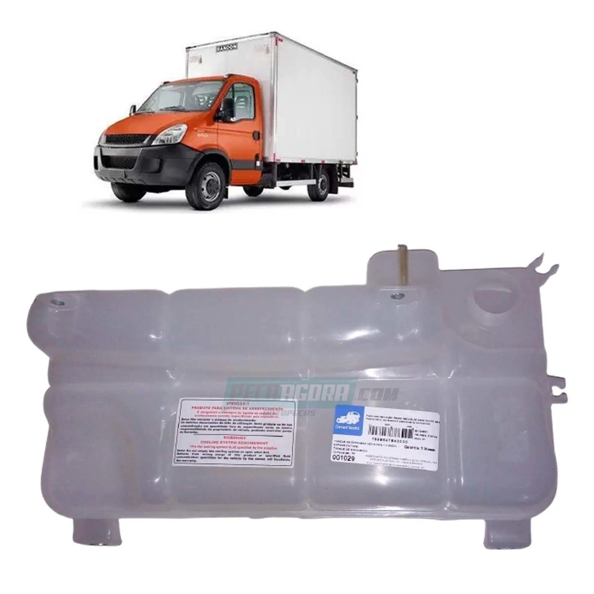 RESERVATORIO EXPANSAO RADIADOR SENSOR NIVEL PARA IVECO DAILY 35S14 70C16 EURO3 3